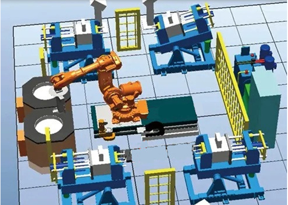 自动化铝合金重力铸造单元